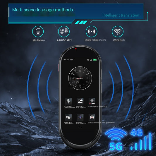 A10 Intelligent 4G Netcom translator ChatGPT multi-language simultaneous translator precision offline factory direct sales