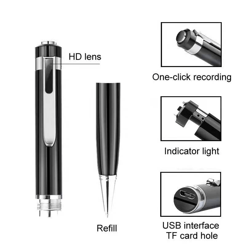 1080P Mini Hidden Camera Portable Pocket Pen Spy Camera - Remarkable Choice