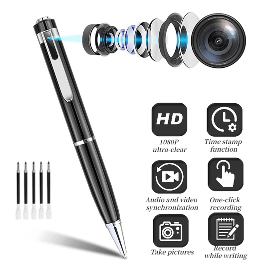 1080P Mini Hidden Camera Portable Pocket Pen Spy Camera - Remarkable Choice