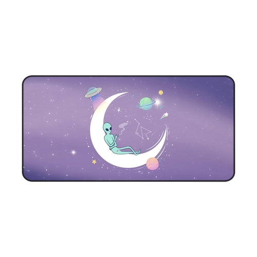 Chilling Alien Space Theme Desk Mat