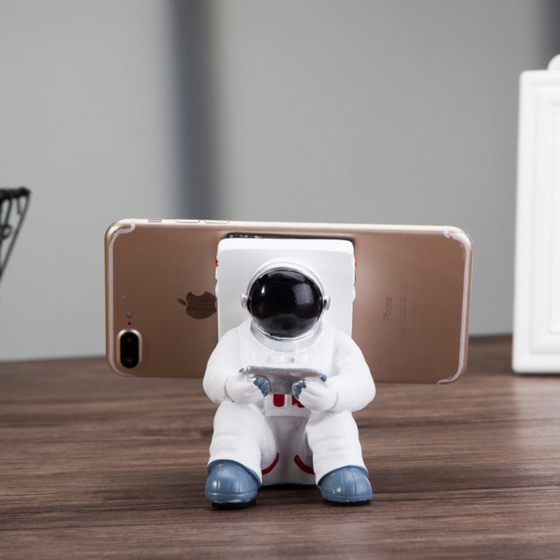 Simple Astronaut Mobile Phone Stand Student Desktop Holder