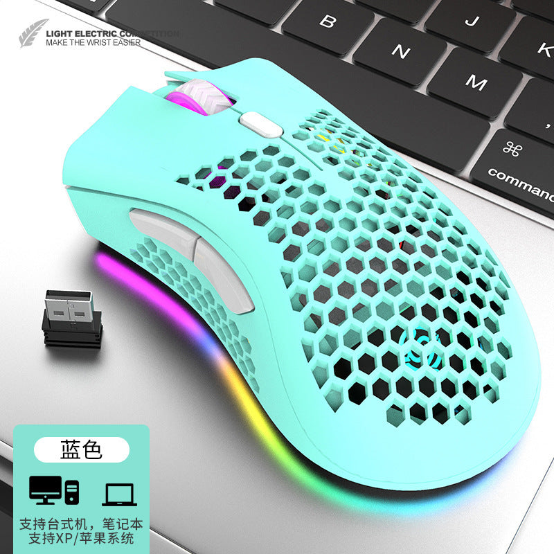 Viper BM600 Wireless Mouse Game e-sports computer notebook office rechargeable luminous mouse Amazon