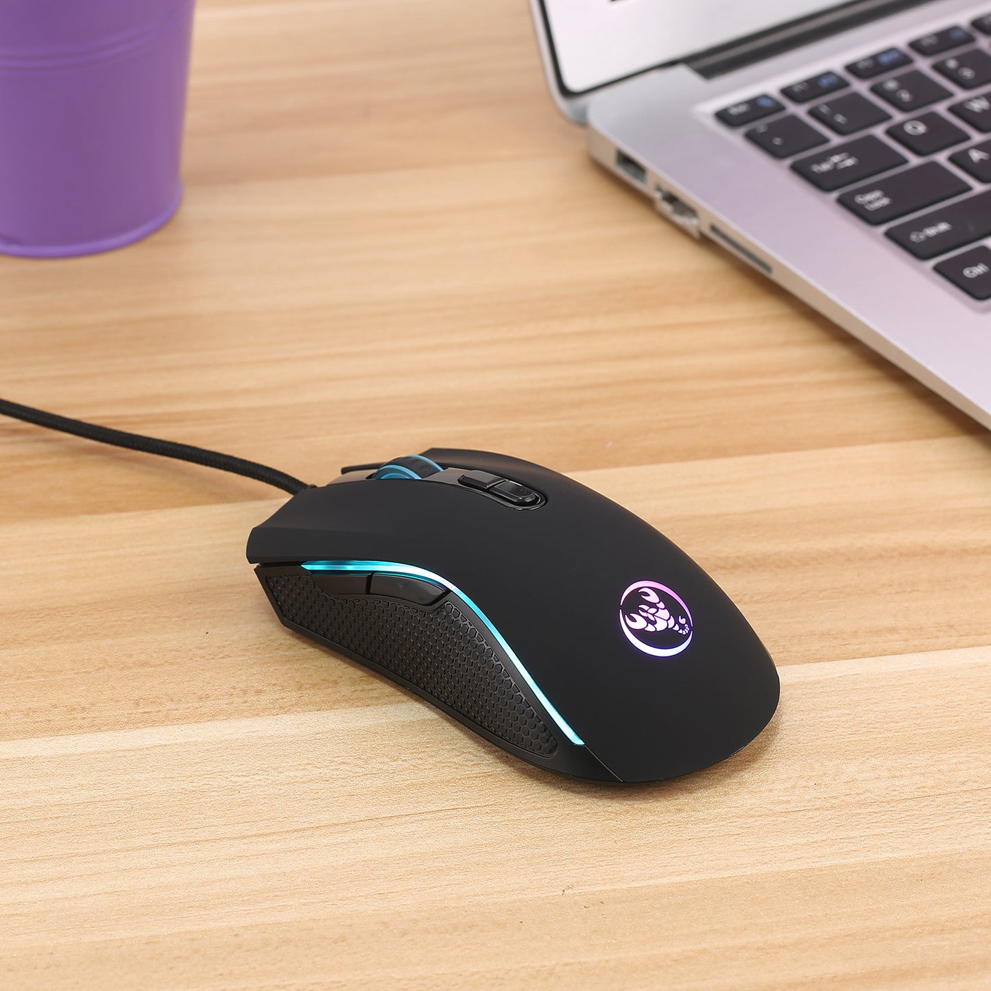 HXSJ A869 Colorful luminous gaming mouse