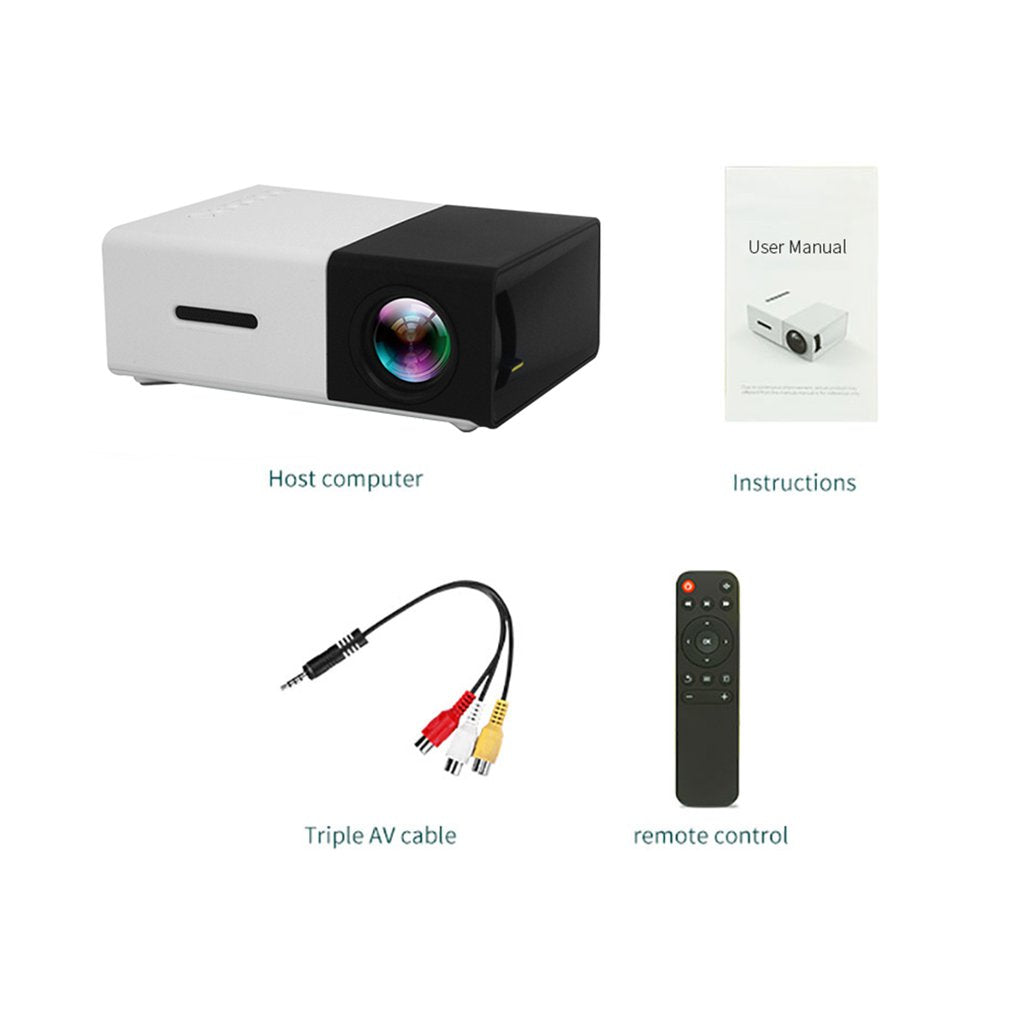 YG300/YG310 LED household HD mini projector