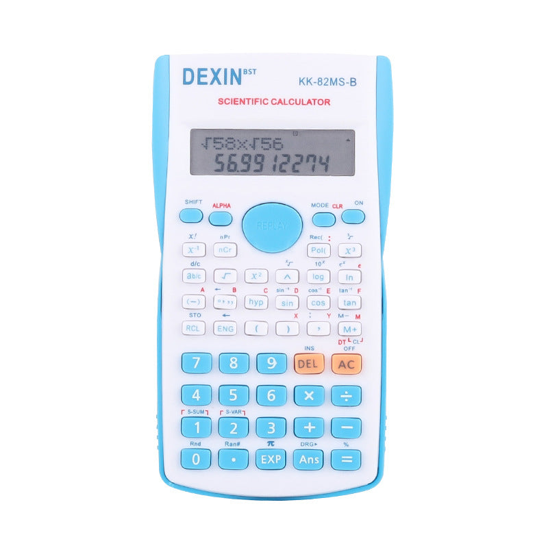 DEXIN 82MS Color Function Calculator Student Exam Multifunctional Scientific Calculator Function Computer