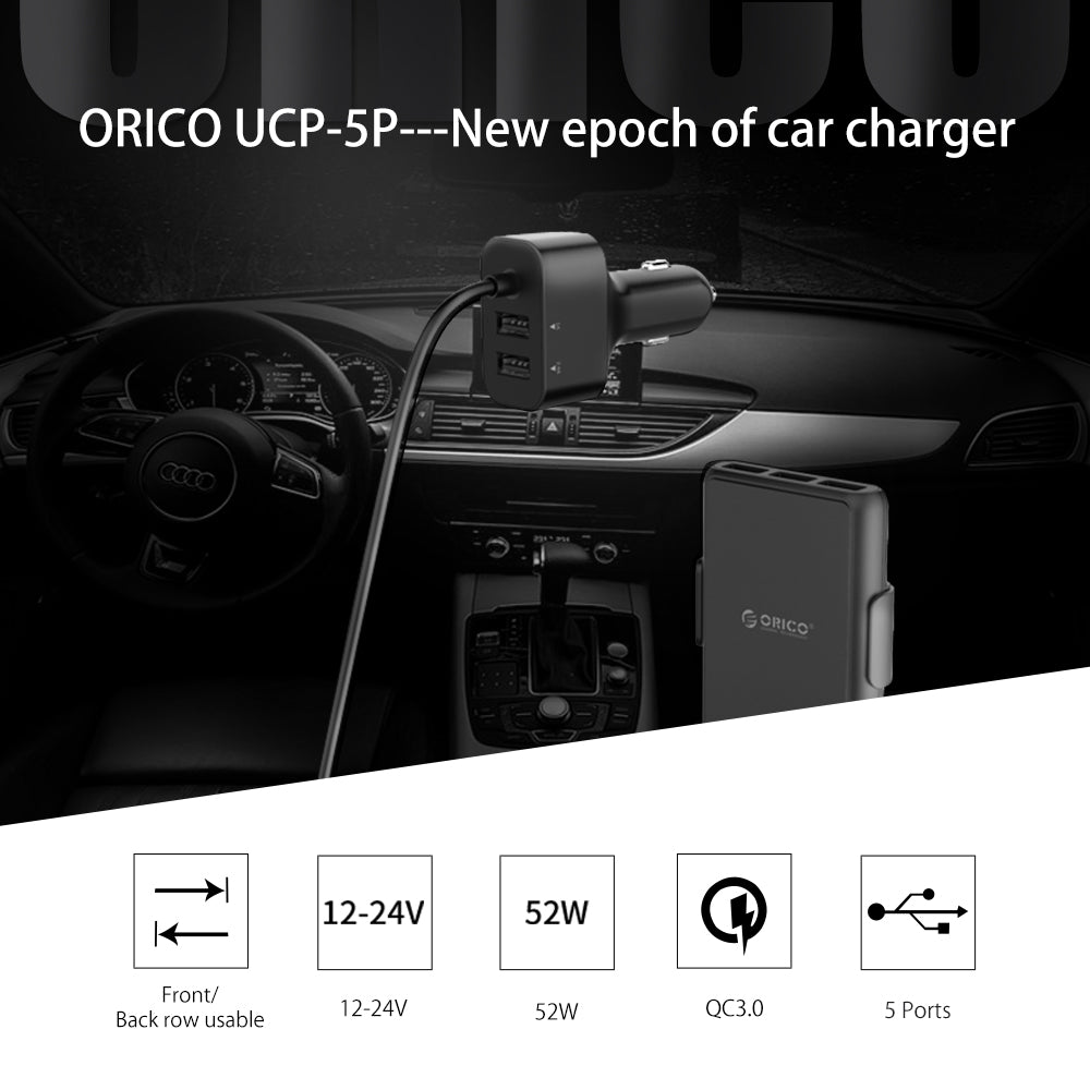 USA - ORICO fast charge qc3.0 car charger