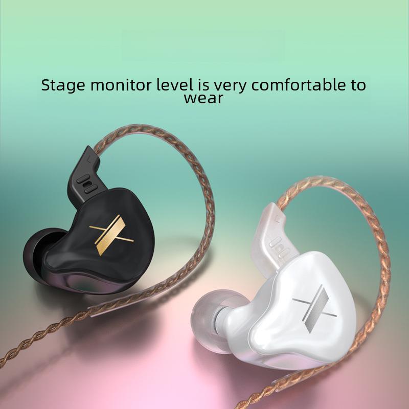 KZ-EDX in-ear HiFi headset with microphone wire-controlled mobile phone computer game sports fashion trend music headset