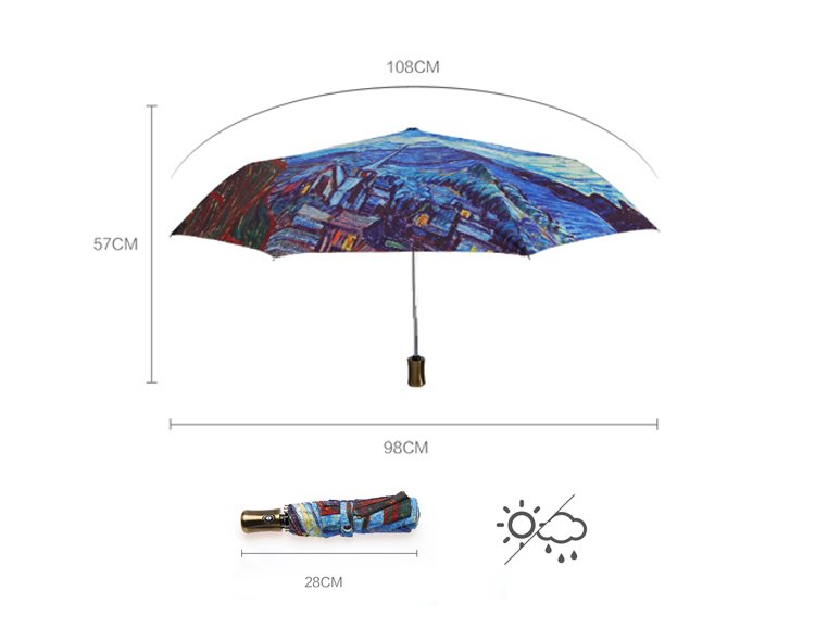 Van Gogh Starry Night Umbrella