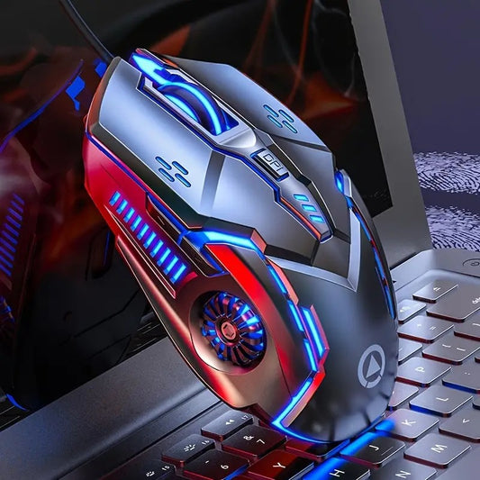 G5 Wired Mouse Light Up Gaming Esports Machine Quiet Computer Accessories