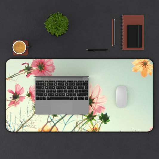 Flowers In The Field Desk Mat