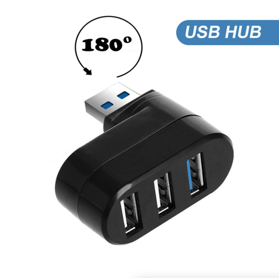 高速 3 端口 USB 3.0 多集线器分配器扩展台式电脑