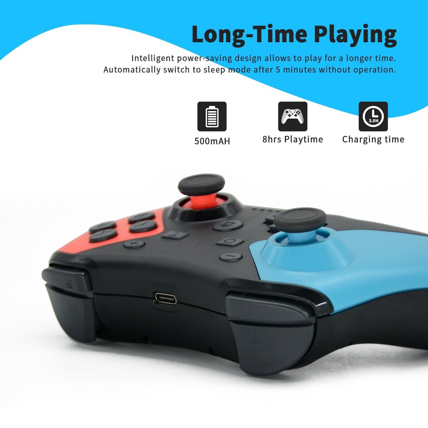 Dành cho bộ điều khiển không dây Pro của Nintendo Switch Gamepad Joypad Joystick