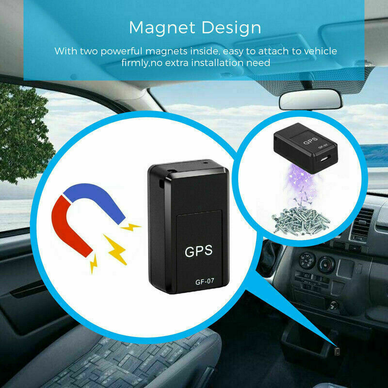 GF07 Mini Magnetic GPS Tracker Real-time Car Truck Vehicle Locator GSM