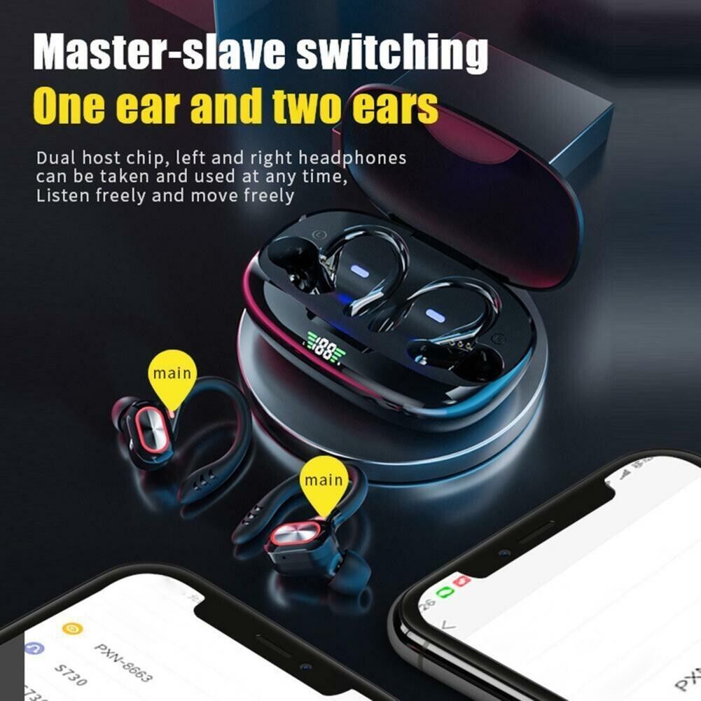 Bluetooth Headset 5.1 True Wireless Earphones Earbuds Headphones HiFi