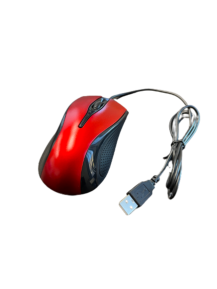 USB 2.0 Optical Wired Scroll Wheel Mouse For PC Laptop Notebook