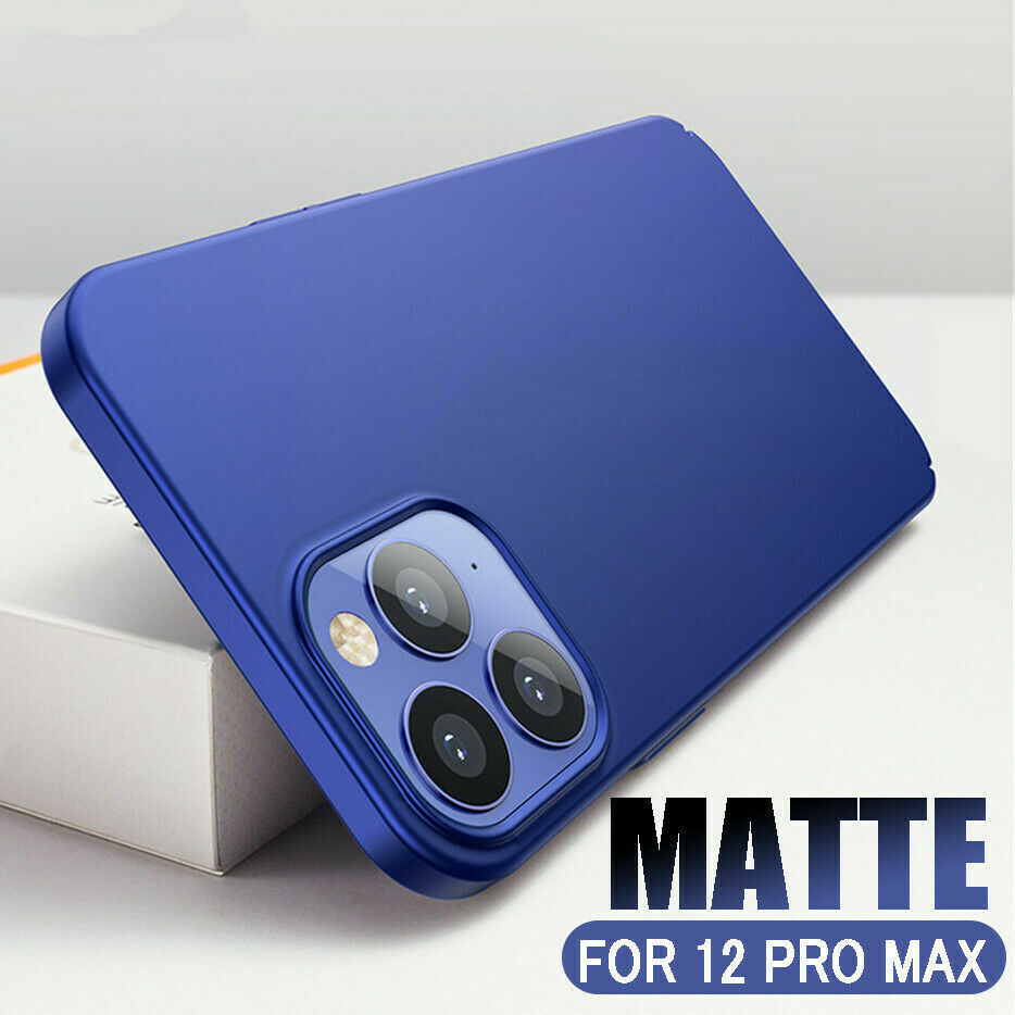 For iPhone 11 12 Pro Max Mini Ultra Thin Case Matte Hard Shockproof