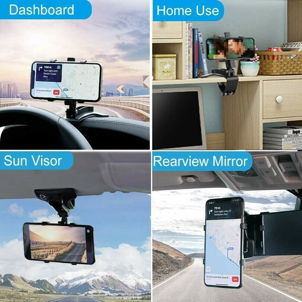 Universal Car Dashboard Mount Holder Stand Clamp Cradle Clip For Cell