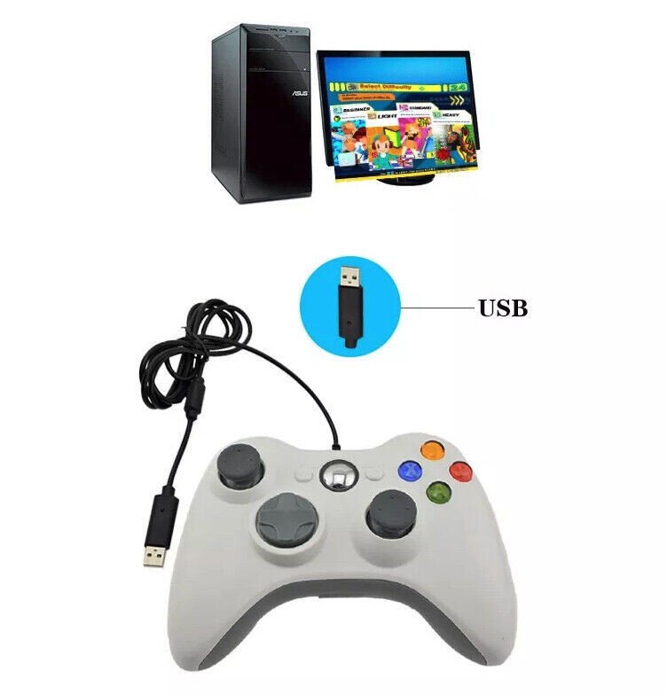 Wired Controller USB For PC Compatible With Xbox 360 / Windows 7 8 10