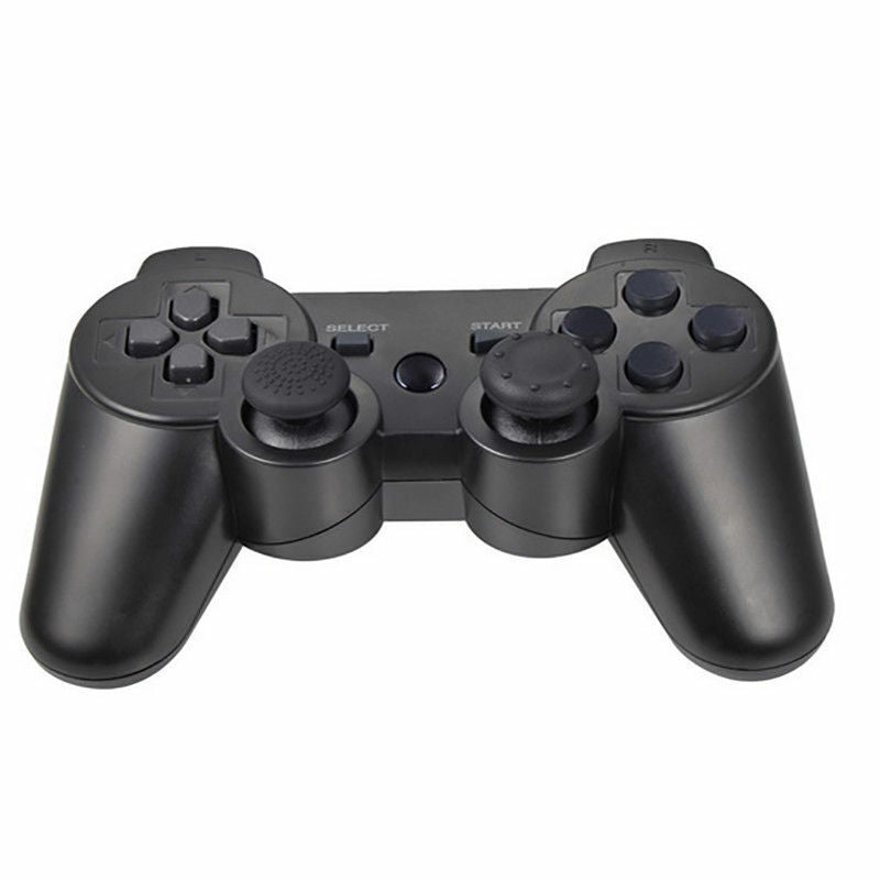 8 件装黑色硅胶拇指摇杆握把盖帽适用于 PS4 和 Xbox One 