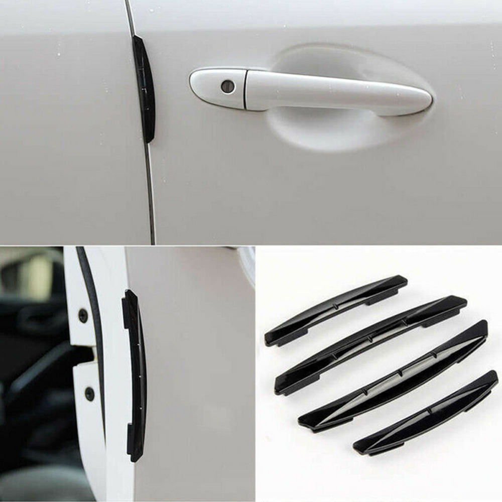 4x Anti-Collision Guard Strip Cover Car Accessories Door Edge Scratch