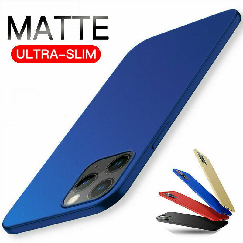 For iPhone 11 12 Pro Max Mini Ultra Thin Case Matte Hard Shockproof