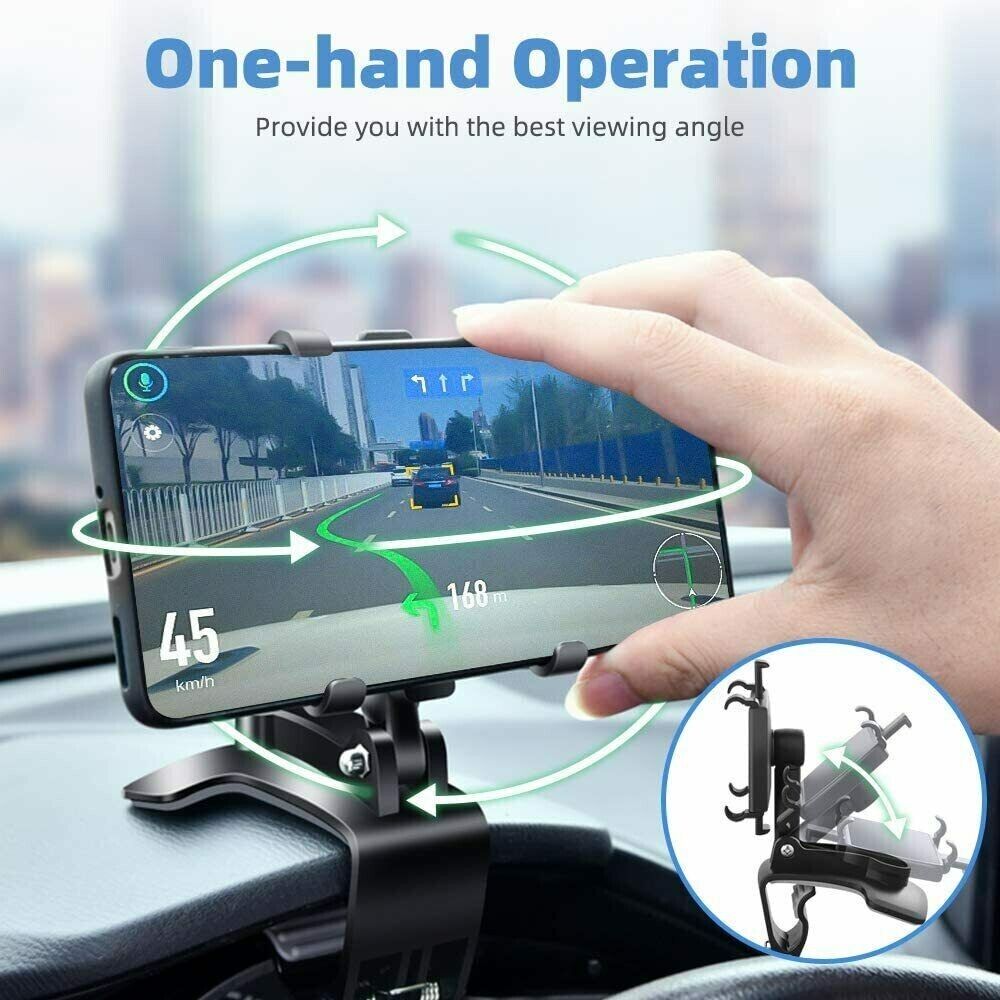 Universal Car Dashboard Mount Holder Stand Clamp Cradle Clip For Cell