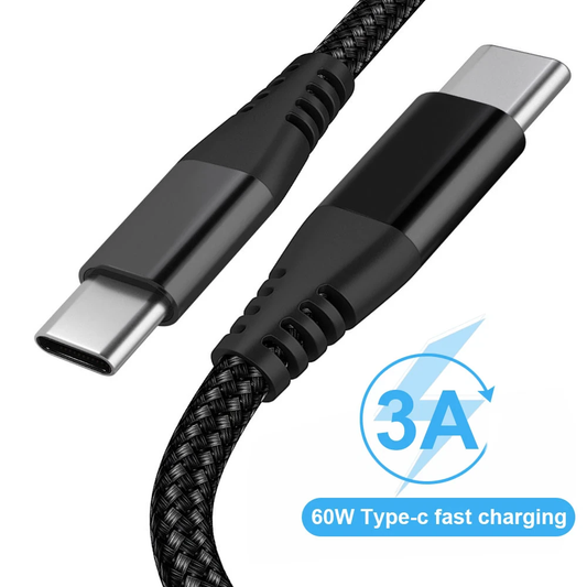 USB-C to USB-C Cable Male Type-C Cable Cord Fast Charger Charging Data