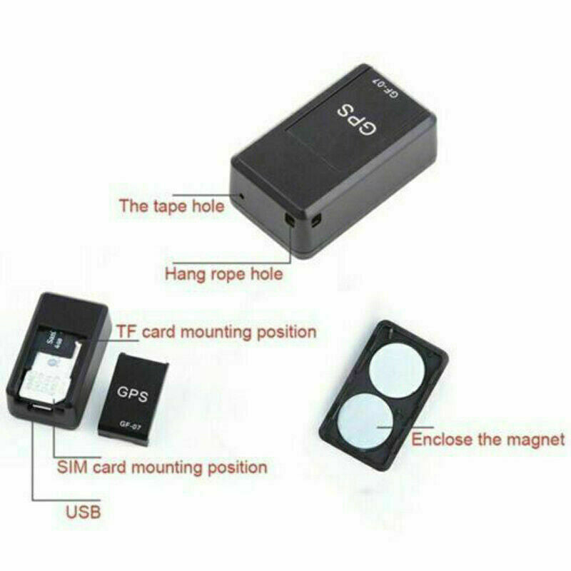 GF07 Mini Magnetic GPS Tracker Real-time Car Truck Vehicle Locator GSM