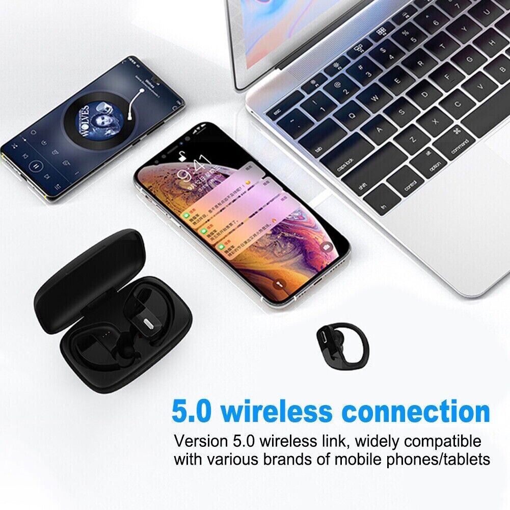 Tai nghe Bluetooth TWS 5.0 Tai nghe không dây Tai nghe nhét tai Tai nghe âm thanh nổi