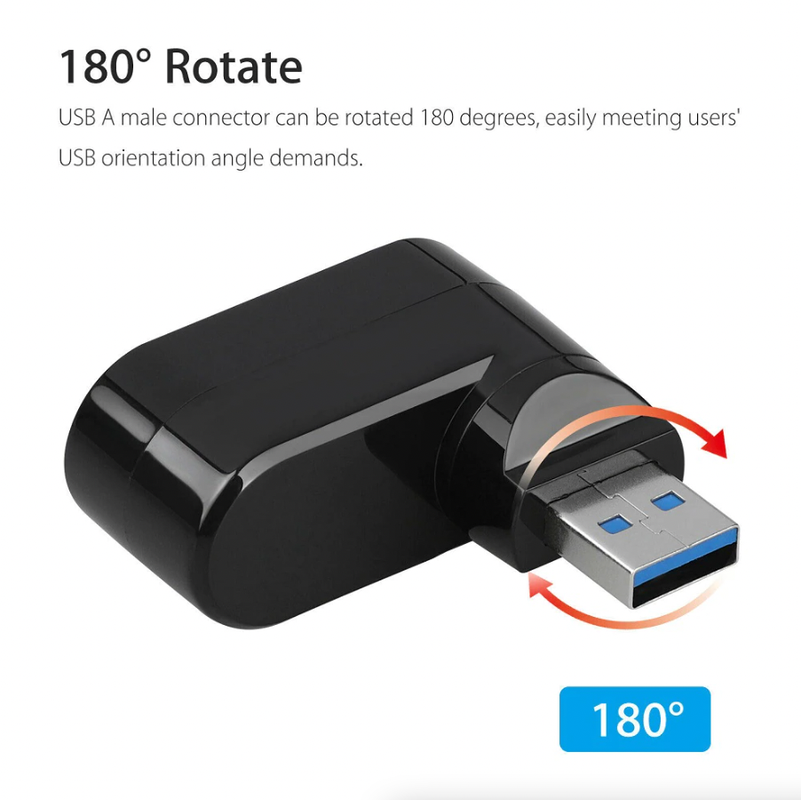 高速 3 端口 USB 3.0 多集线器分配器扩展台式电脑