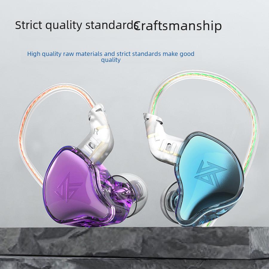 KZ-EDC in-ear wired HIFI monitor headset high color value bass game eat chicken mobile phone computer Universal