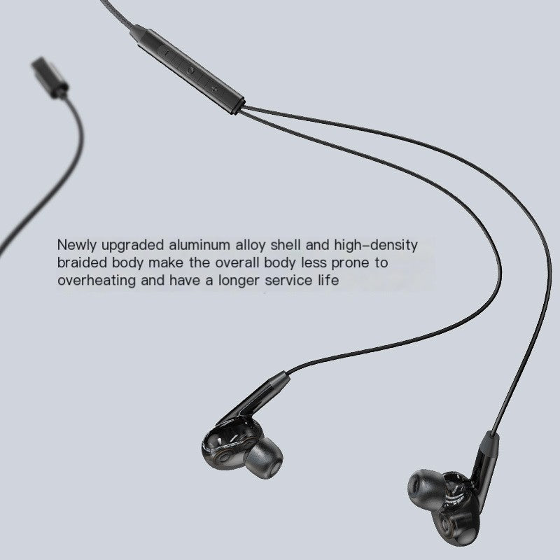 Yesido TYPE-C in-ear wired headset for Apple 15 wired headset Huawei stereo surround bass