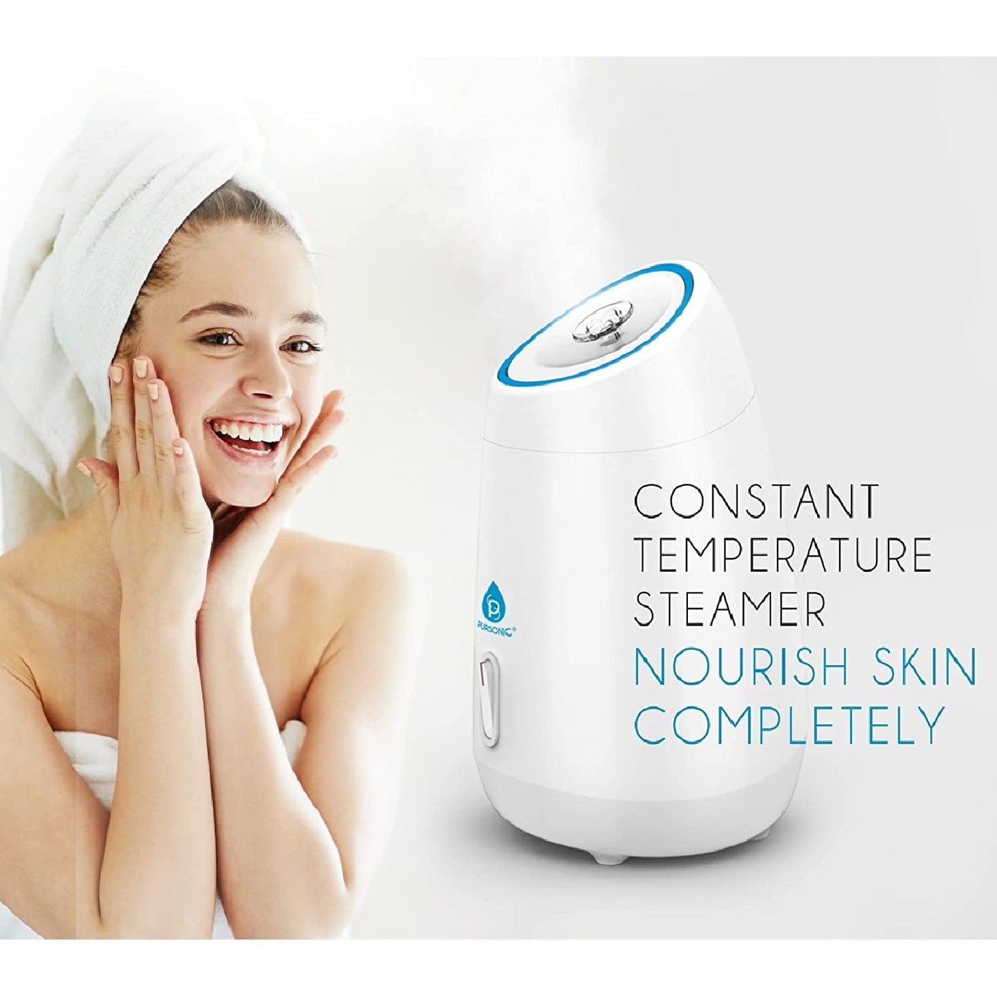 Pursonic Facial Steamer Hot Mist Moisturizing Spa