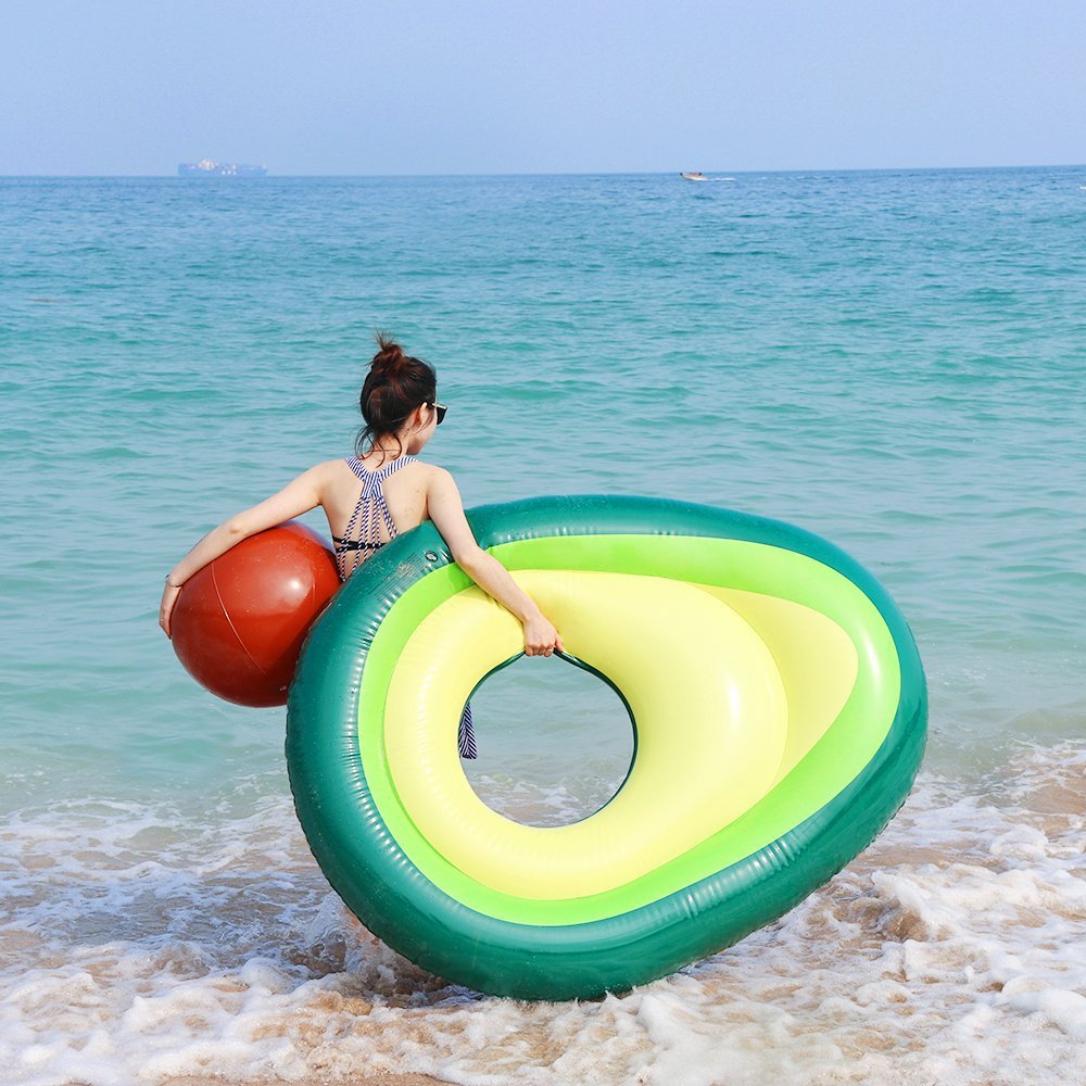 Inflatable Giant Avocado Pool Float Pool Swimming Float