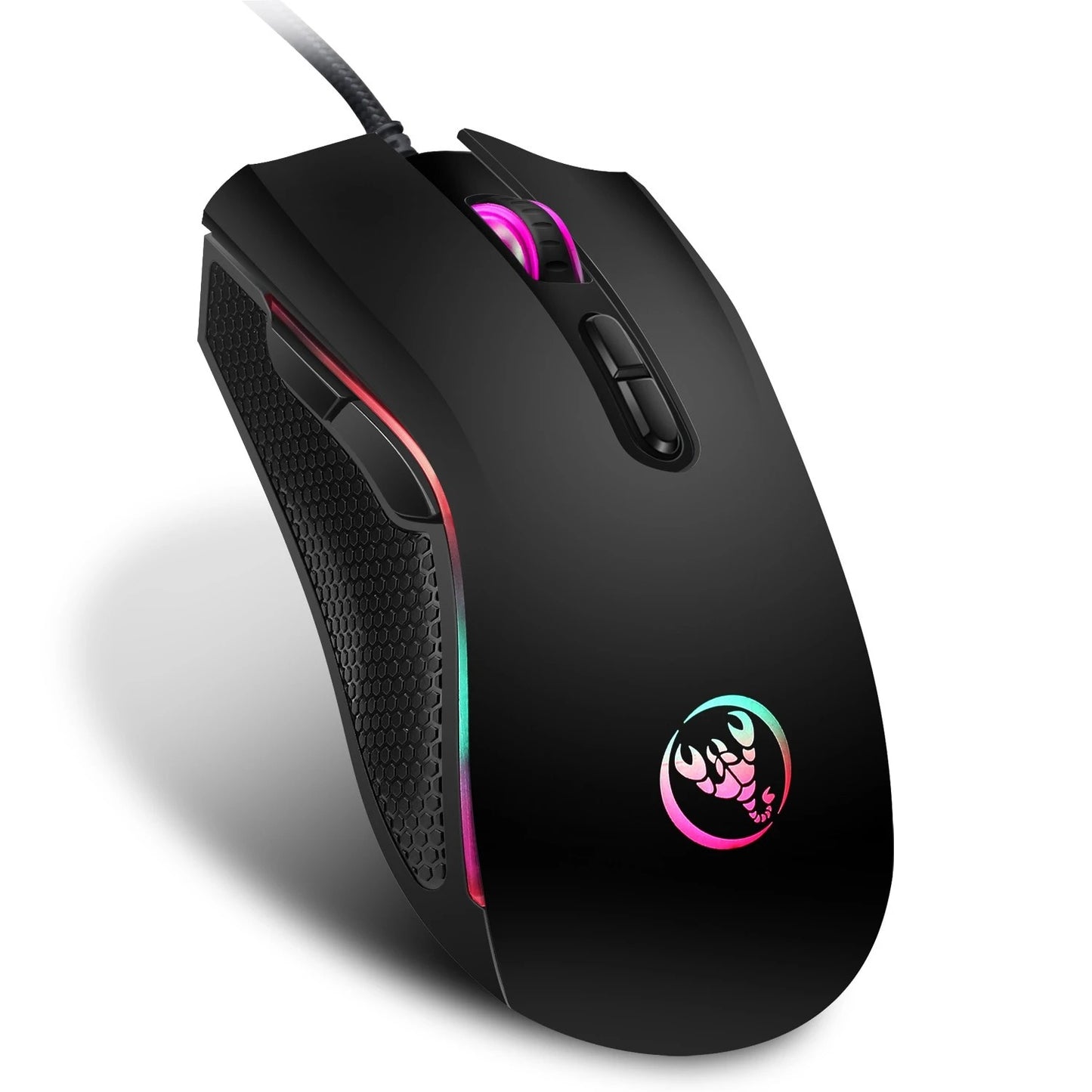 HXSJ A869 Colorful luminous gaming mouse