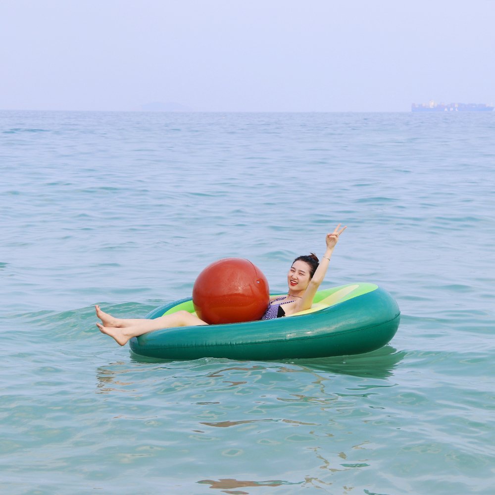 Inflatable Giant Avocado Pool Float Pool Swimming Float