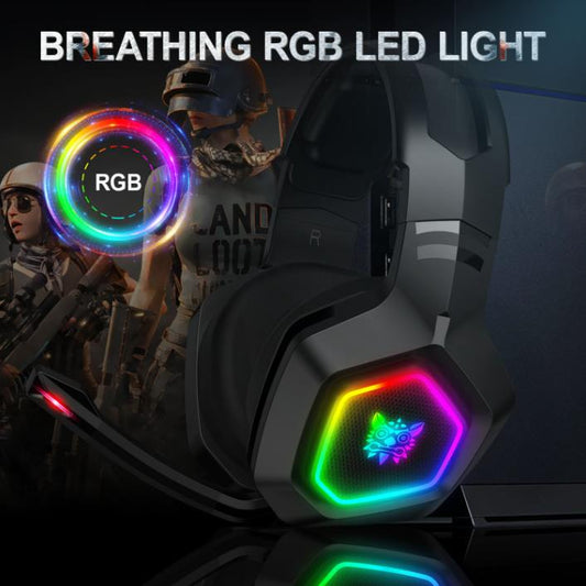 Onikuma K10 E-sports Headset Game RGB Light Wired Computer Headset