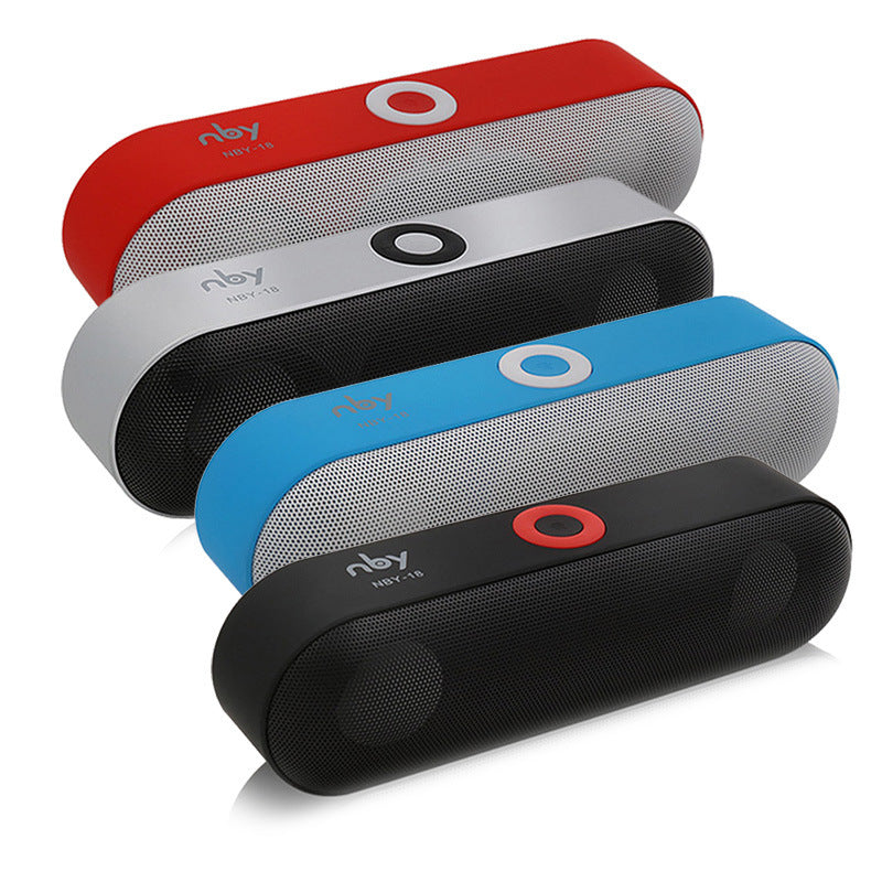 NBY-18 Mini Bluetooth Speaker Portable Wireless Speaker Sound System 3D Stereo Music Surround Support Bluetooth,TF A