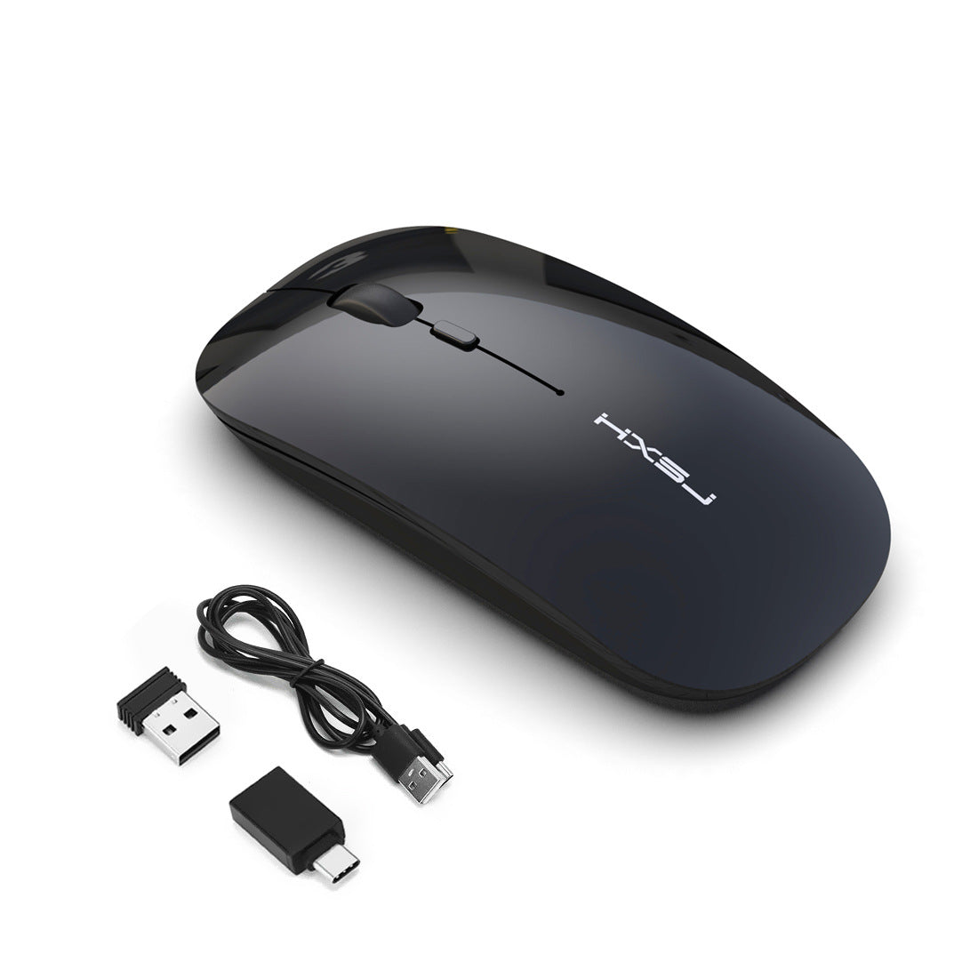 HXSJ M60 Rechargeable Wireless Mouse Mute Mouse