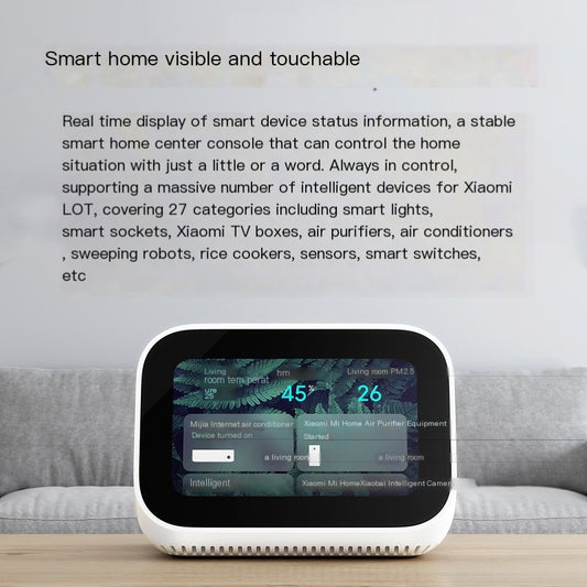 Mijia XiaoMi Xiaoai Touch Screen Audio Xiaoai Classmate Upgraded Touch Screen Smart Speaker Bluetooth Alarm Clock Original Authentic