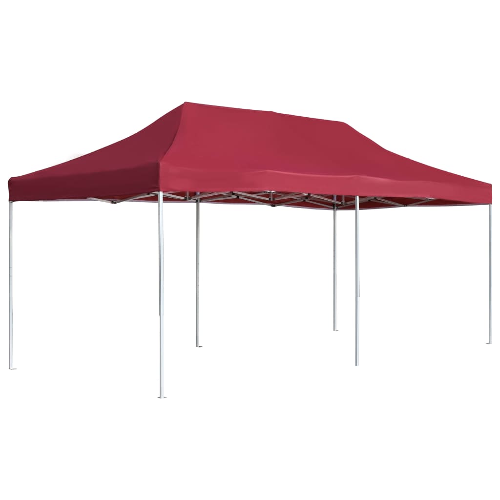 Professional Folding Party Tent Aluminium 236.2"x118.1" Cream