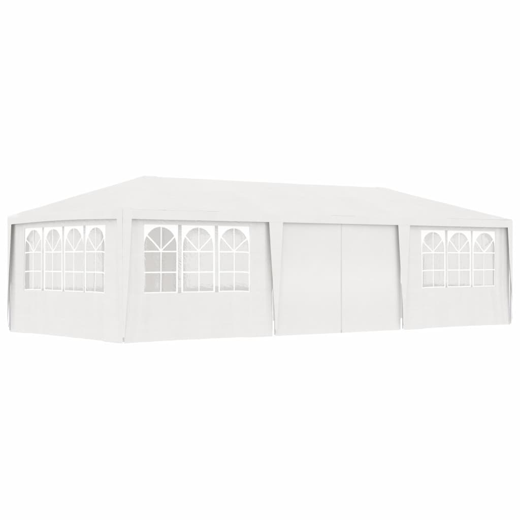 Professional Party Tent with Side Walls 6.6'x6.6' White 90 g/m