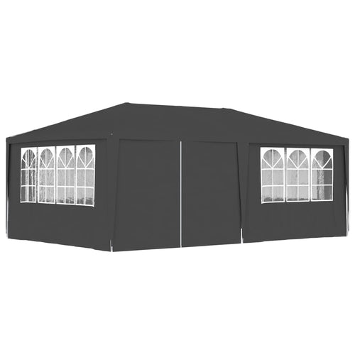 Professional Party Tent with Side Walls 6.6'x6.6' White 90 g/m