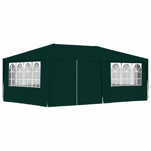 Professional Party Tent with Side Walls 6.6'x6.6' White 90 g/m