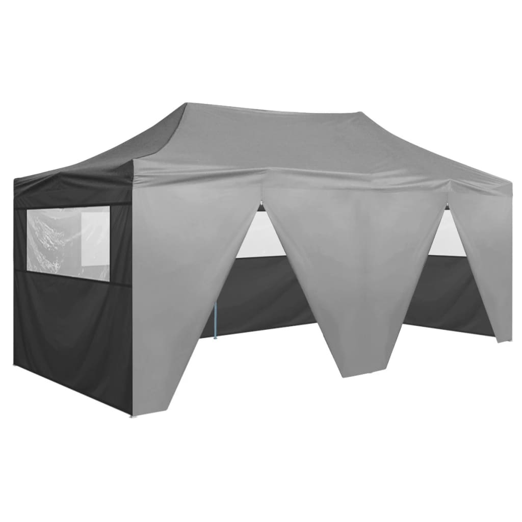 Professional Folding Party Tent with 4 Sidewalls 118.1"x236.2"