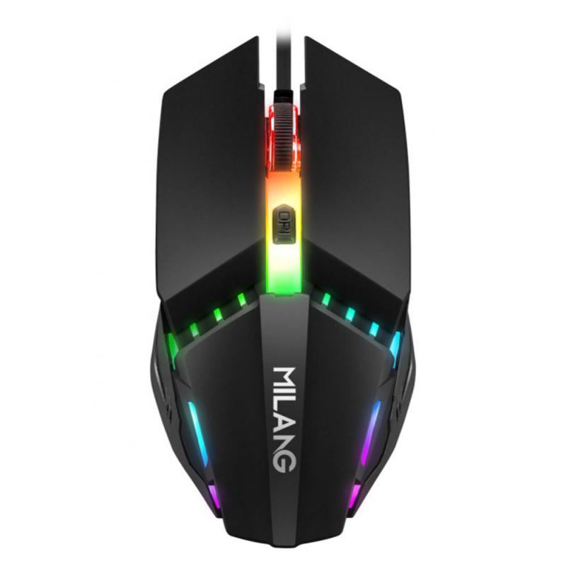 RYRA Gaming Mouse Wired Mouse M5 RGB LED Wired Mouse USB Wired Game Mouse For Desktop Laptop Computer Gamer Mouse For PC Laptop