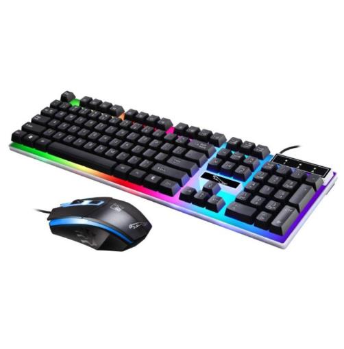 G21 wired U+U mouse and keyboard set Suspended lighting mechanical feel game mouse and keyboard set