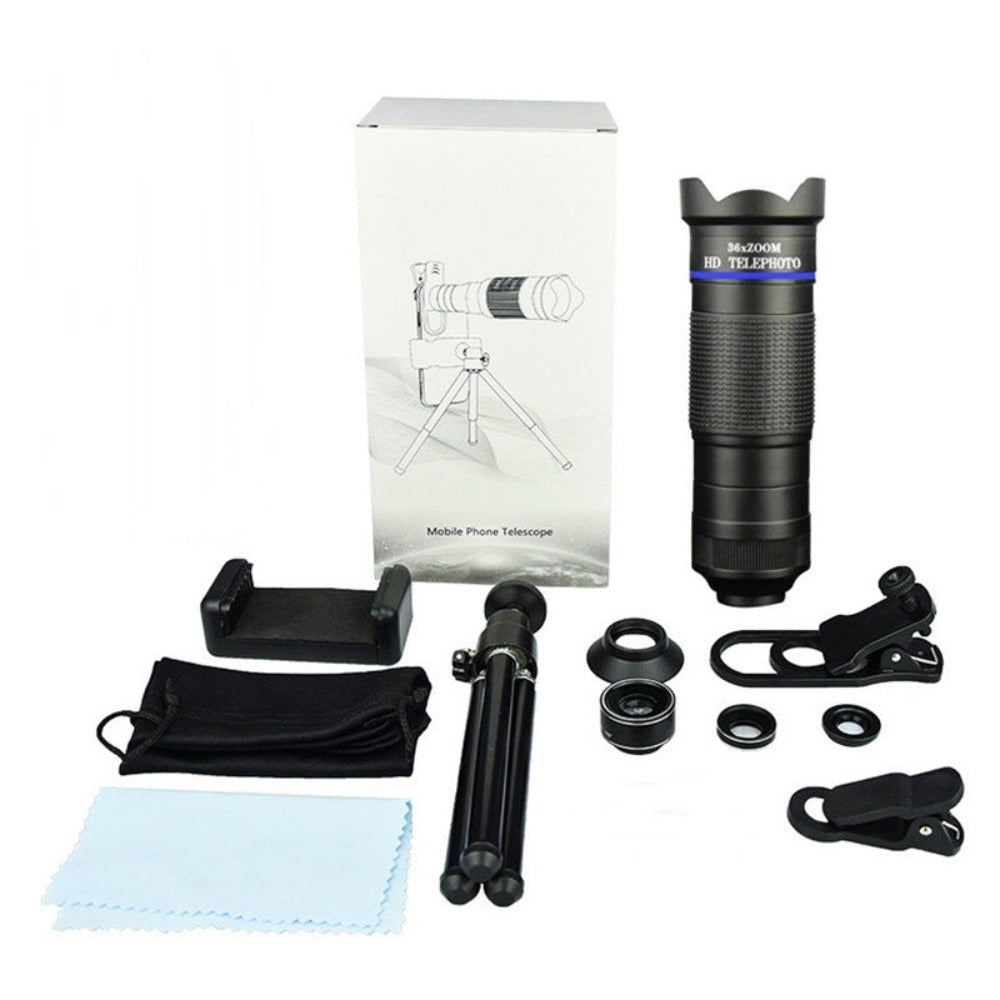 Dragon 36X Mobile Phone Lens Kit With Tripod - Remarkable Finds