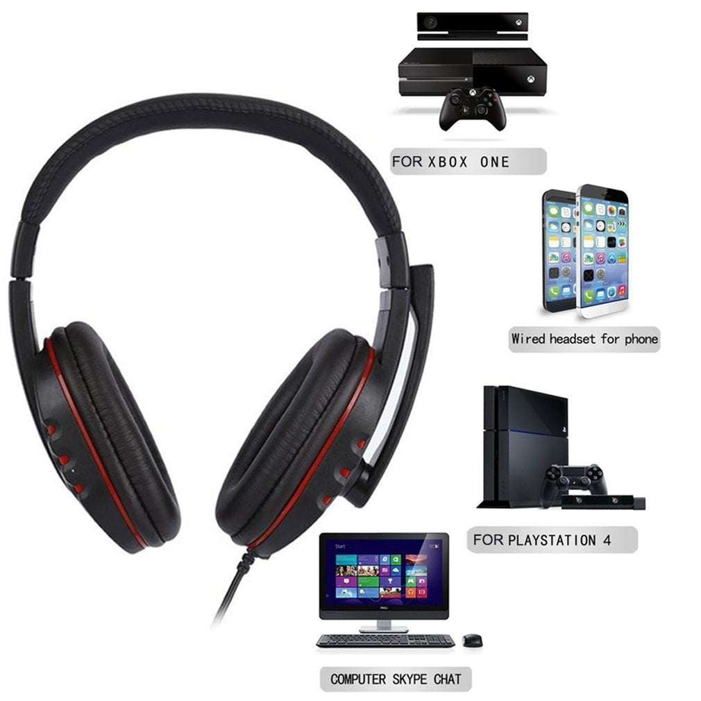 3.5mm Computer Headphone Stereo Gaming Headset