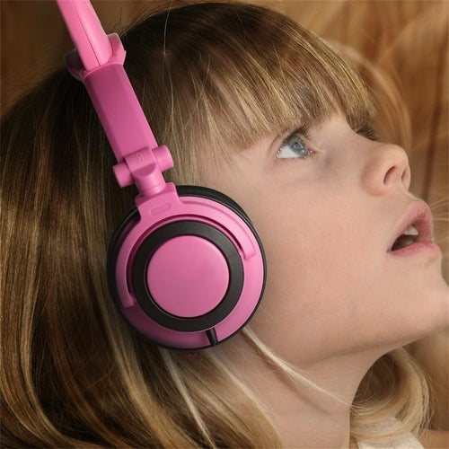 Cat Ear Shape Headphone with Glowing Lights for Children